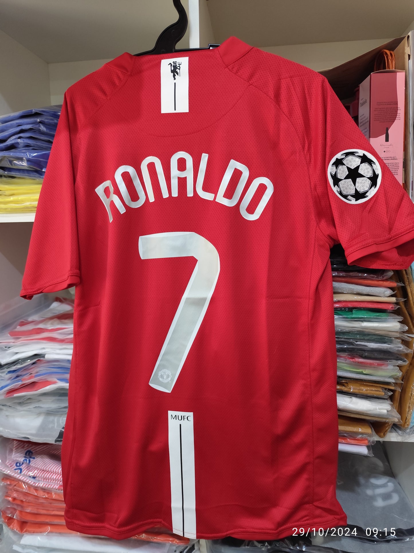 Retro Manchester United CR7 Tailandesa 1.1 +Pachs
