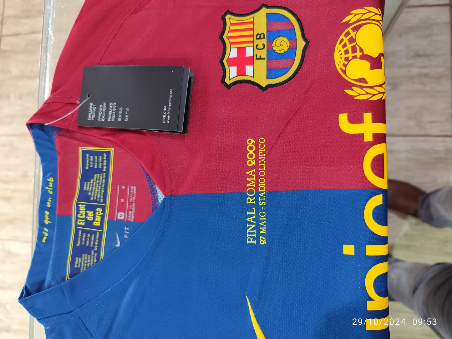 Retro Barcelona 2009 Messi Tailandesa 1.1 +Pachs