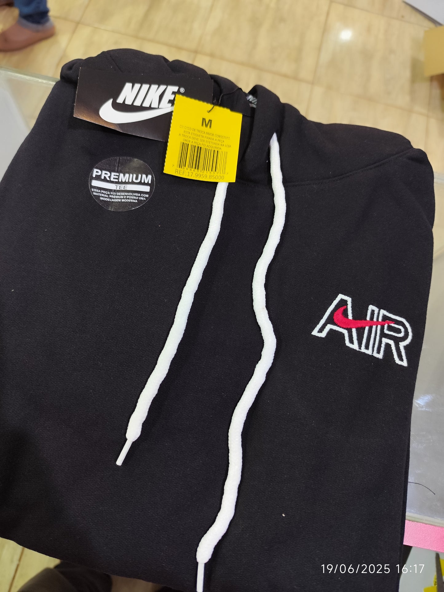 Moleton Nike Air 2 Cabos primera linea Brasilera