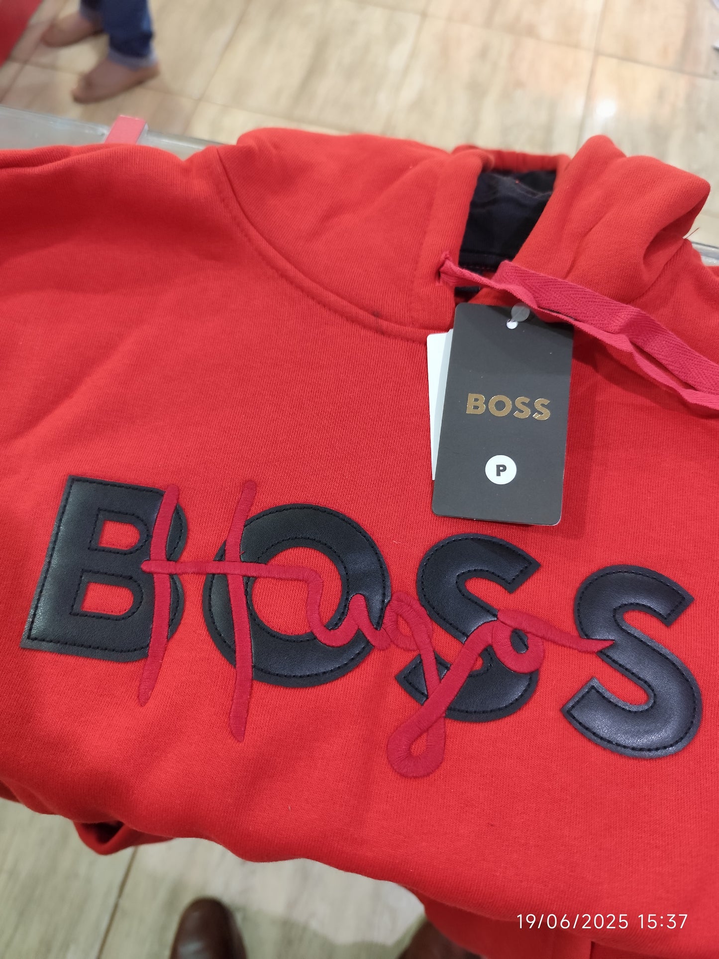 Moleton Hugo Boss 3 Cabos con Capucha primera linea brasilera