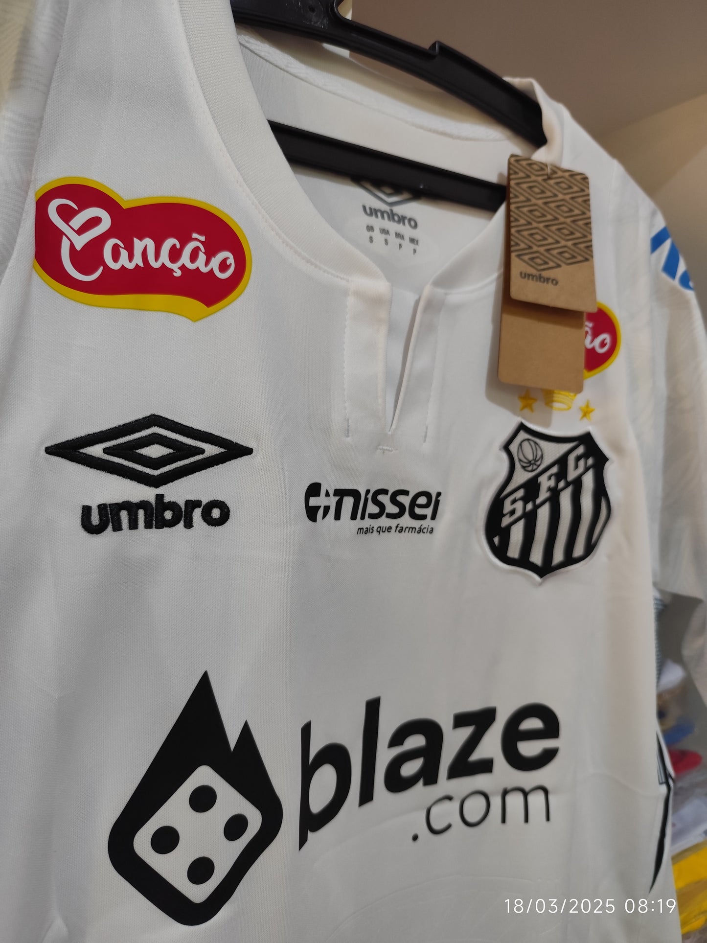 Santos Neymar 10 con Todos los Patrocinios Tailandesa 1.1