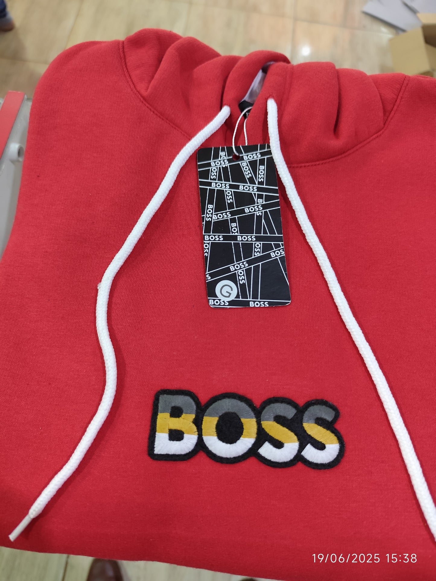 Moleton Hugo Boss 3 Cabos con Capucha primera linea brasilera