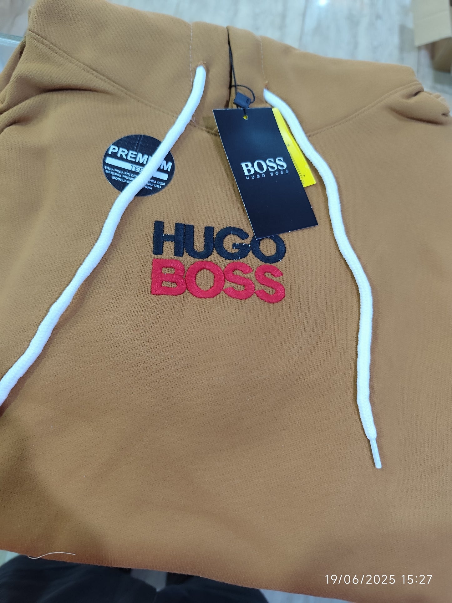 Moleton Hugo Boss 2 Cabos Con Capucha Primera Linea Brasilera