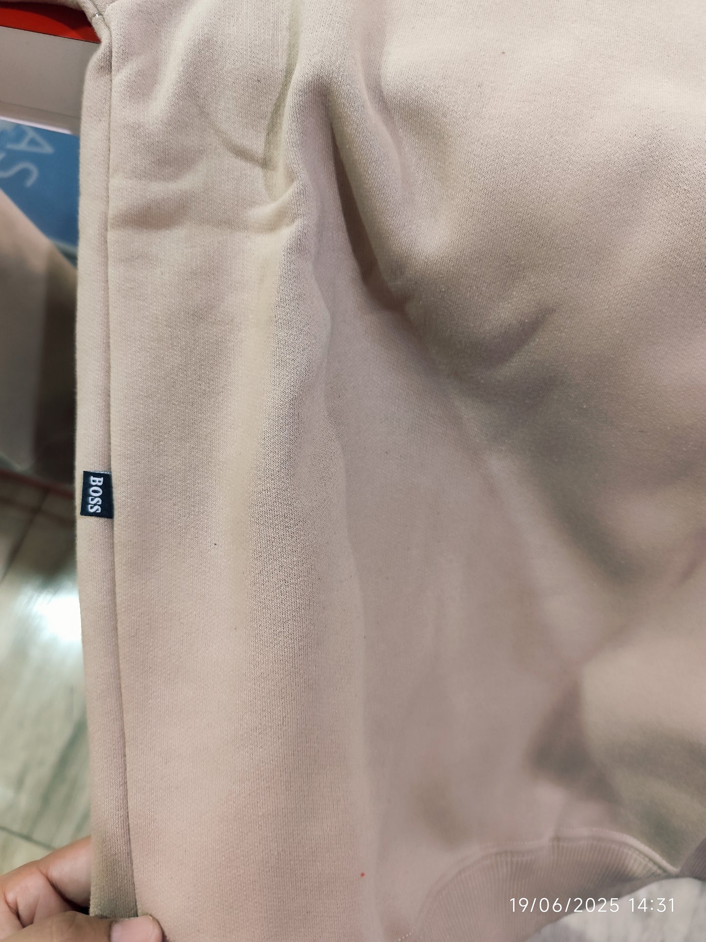 Moleton Sin Capucha Hugo Boss Primera Linea Brasilera
