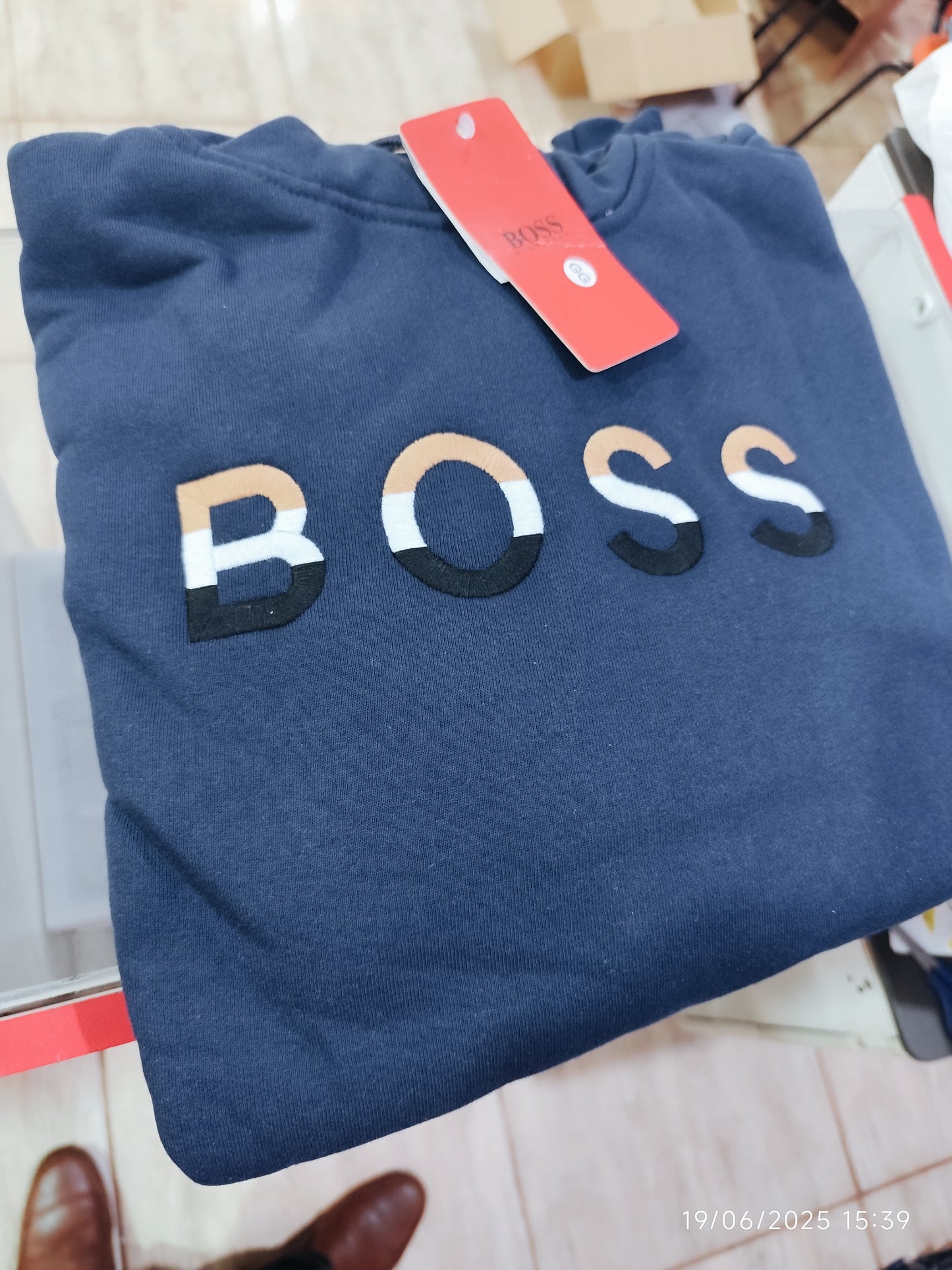 Moleton Hugo Boss 3 Cabos con Capucha primera linea brasilera