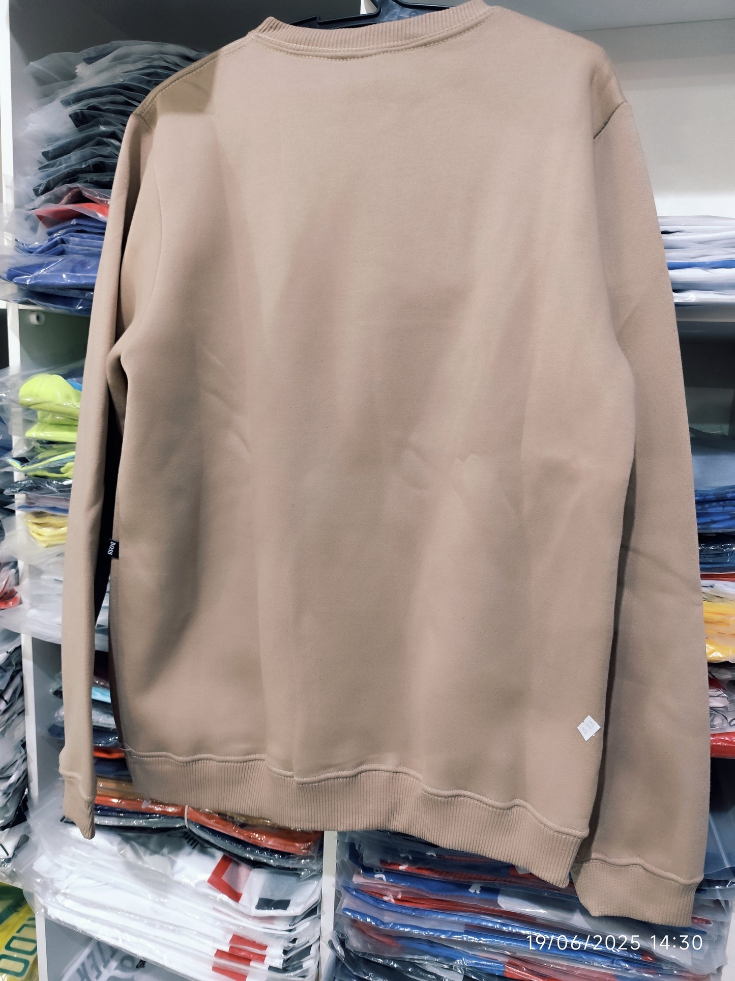 Moleton Sin Capucha Hugo Boss Primera Linea Brasilera