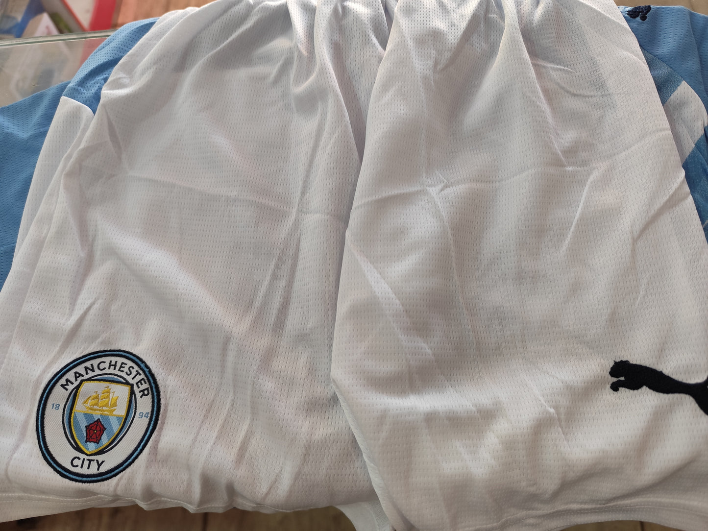 Conjunto Infantil Manchester City Mod 2026 Tailandesa 1.1