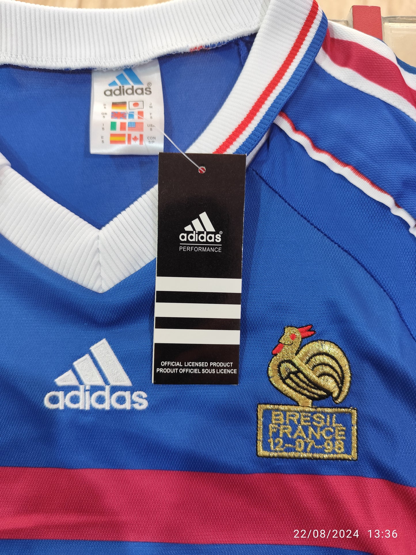 Retro Francia 98 Tailandesa