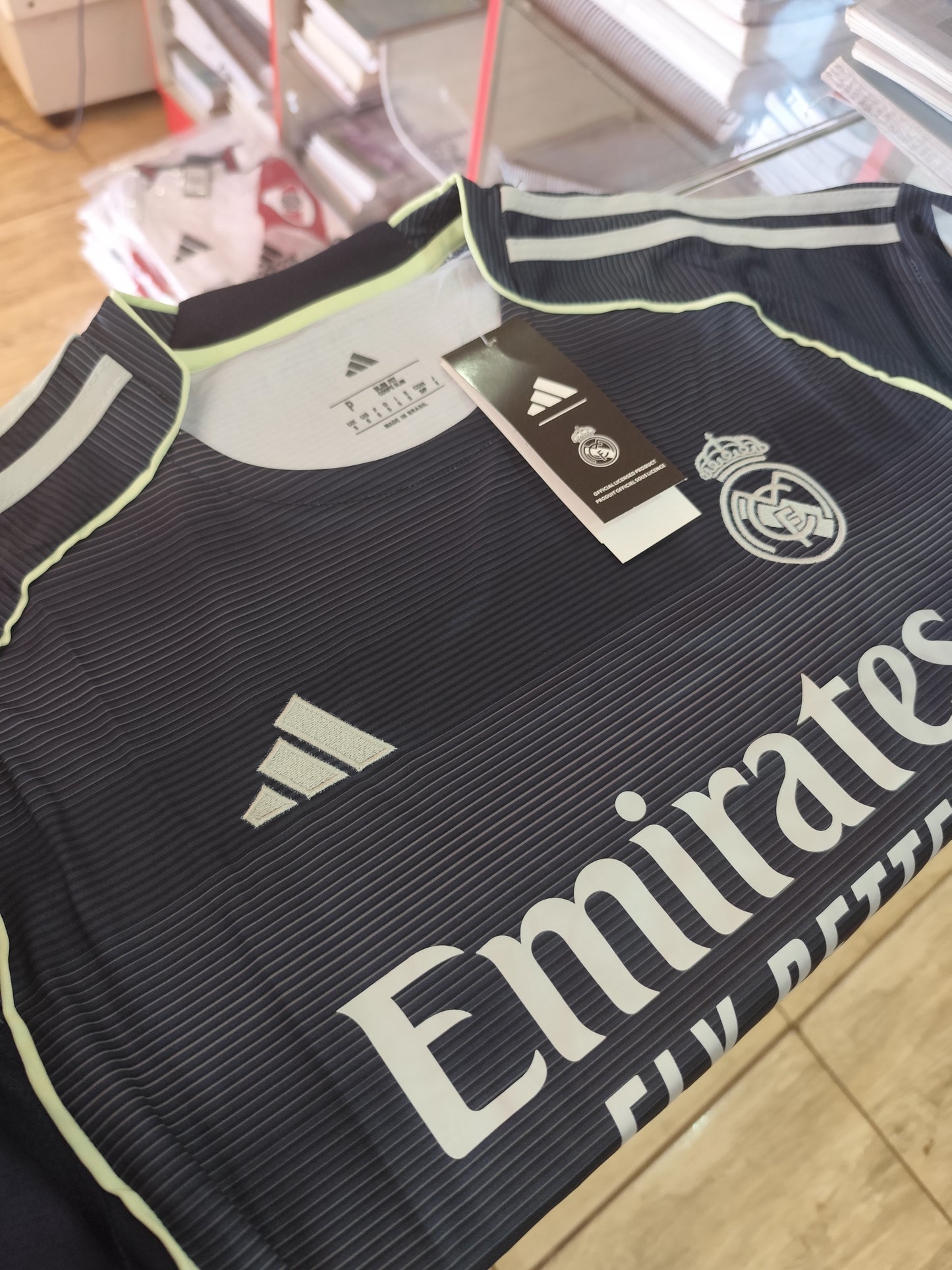 Real Madrid Negro Mod 2026 Mangas Largas