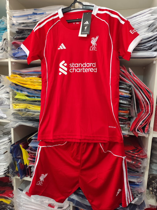Conjunto Infantil Liverpool Mod 2026 Tailandesa 1.1