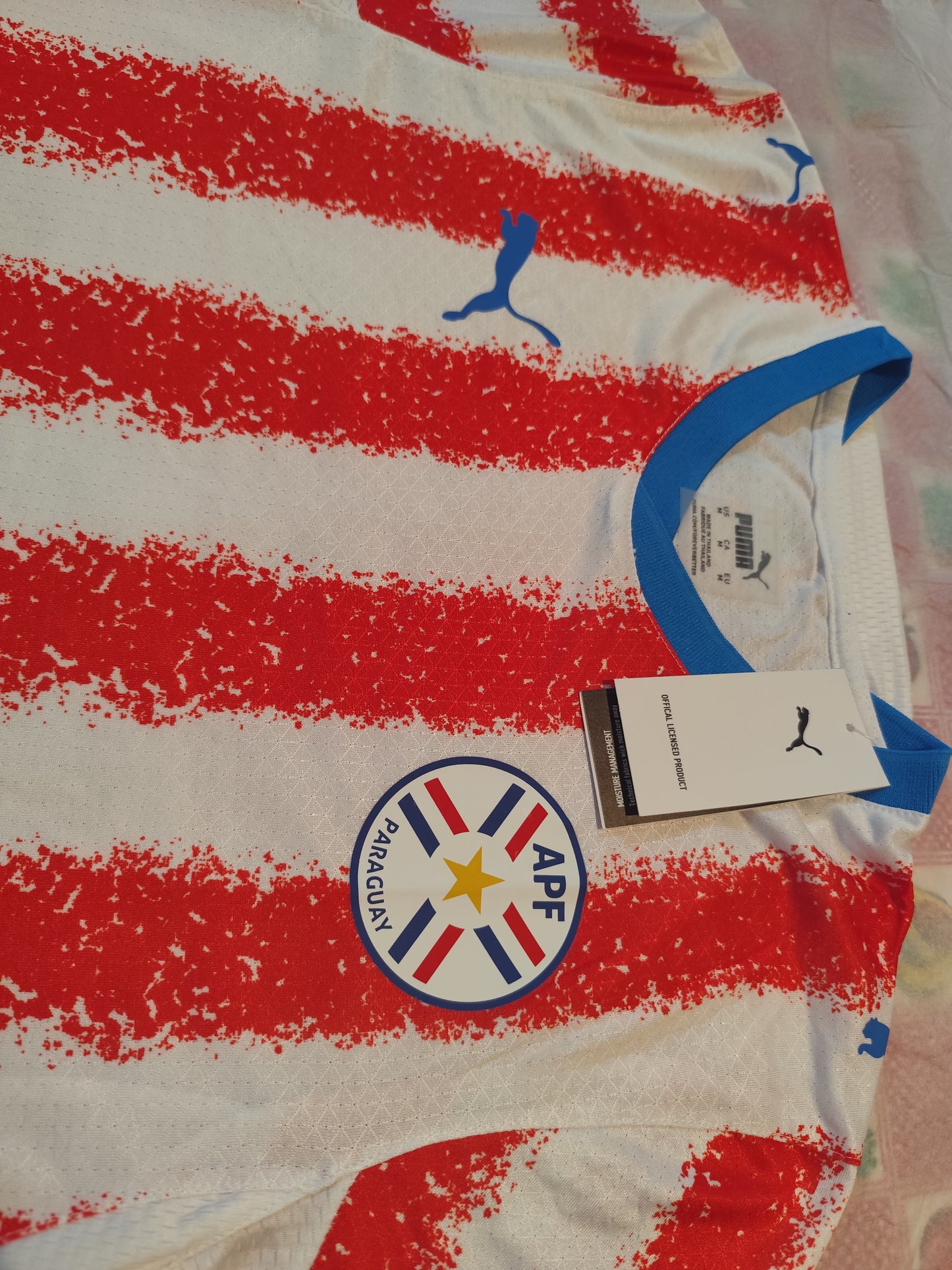 Paraguay Masculino Mundial 2026 V. Jugador Tailandesa 1.1 Logo Termosellado