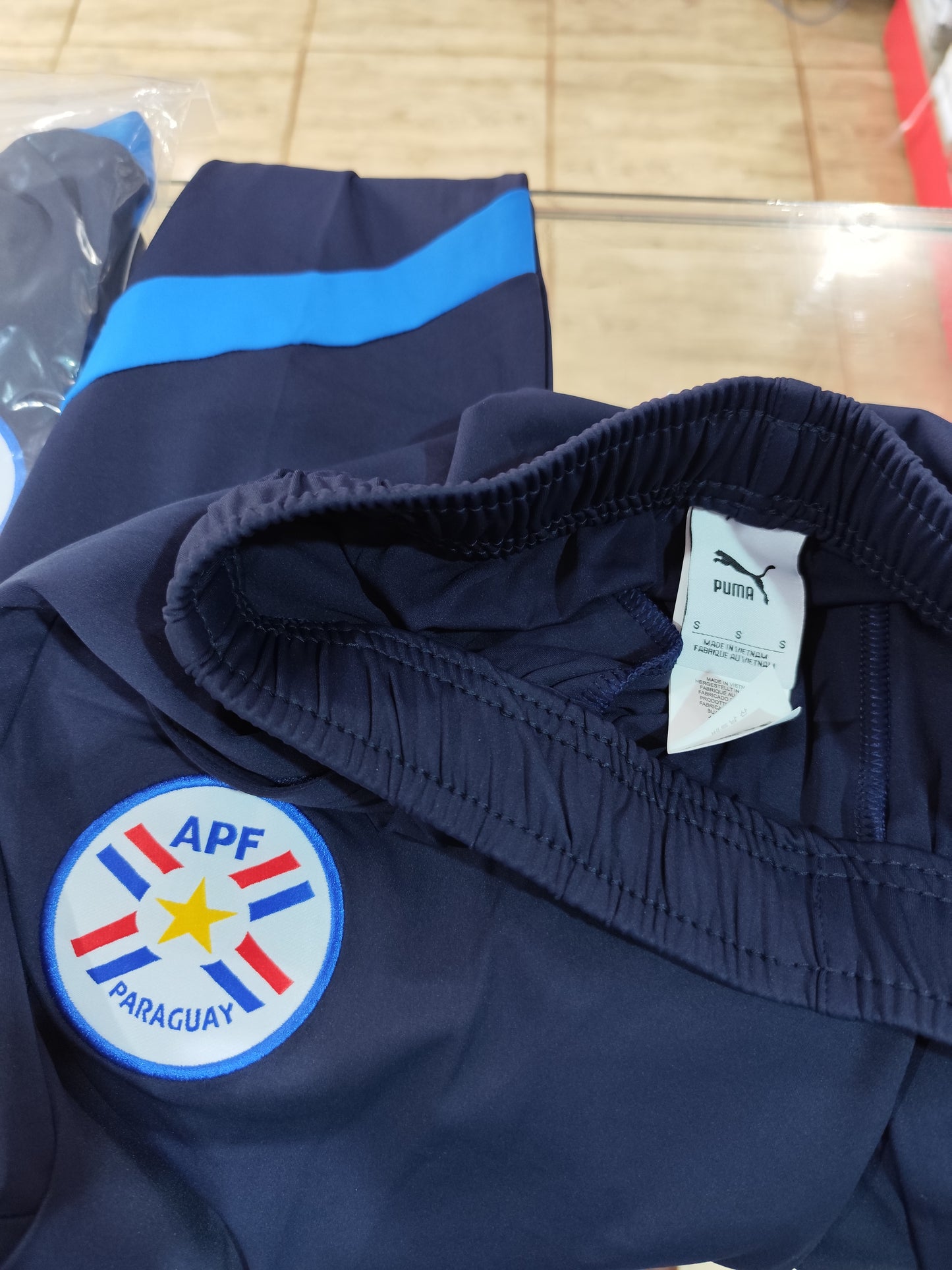 Conjunto de Buso Paraguay Azul Marino Tailandesa 1.1 Capucha quita y pone
