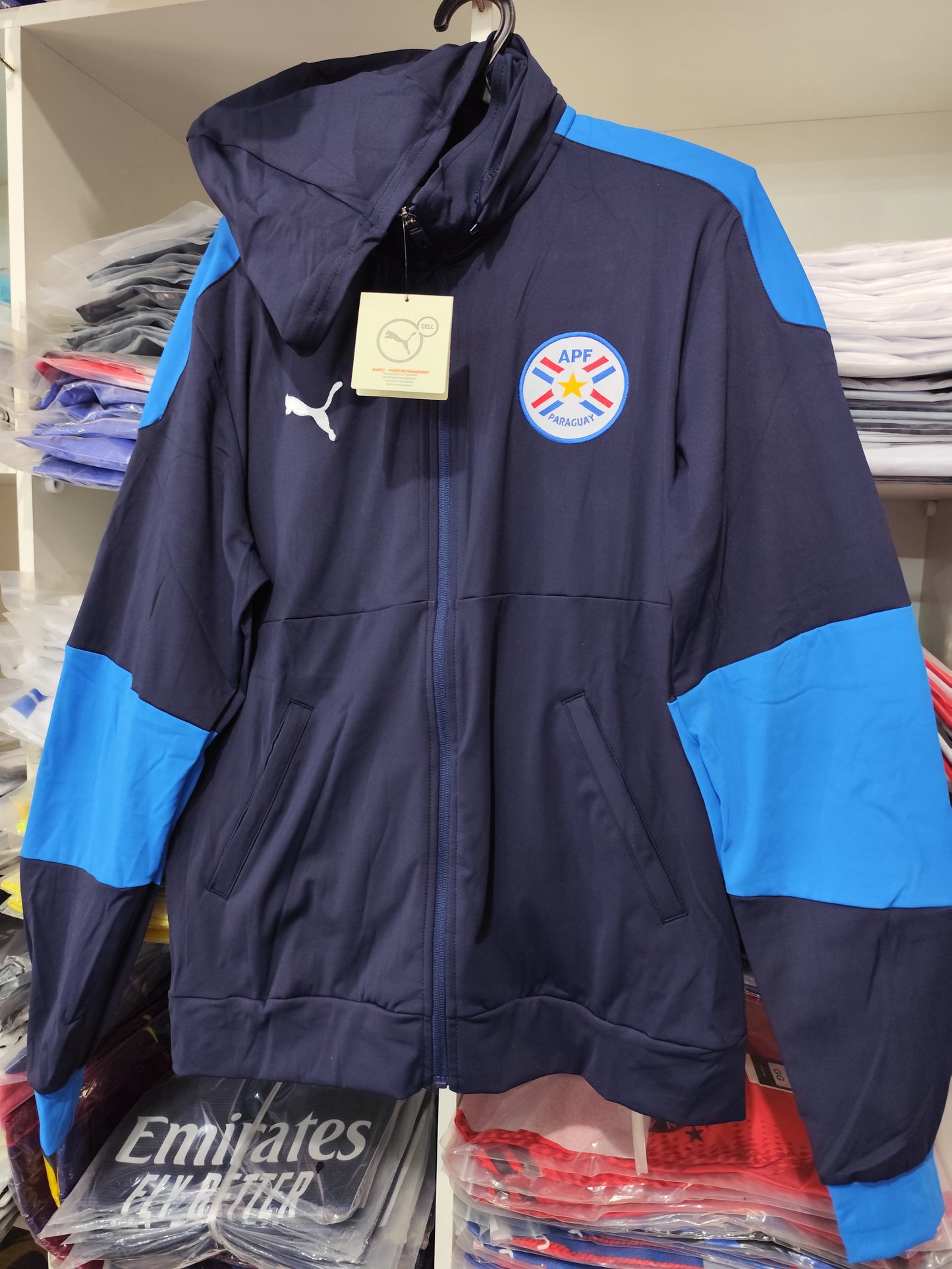 Conjunto de Buso Paraguay Azul Marino Tailandesa 1.1 Capucha quita y pone