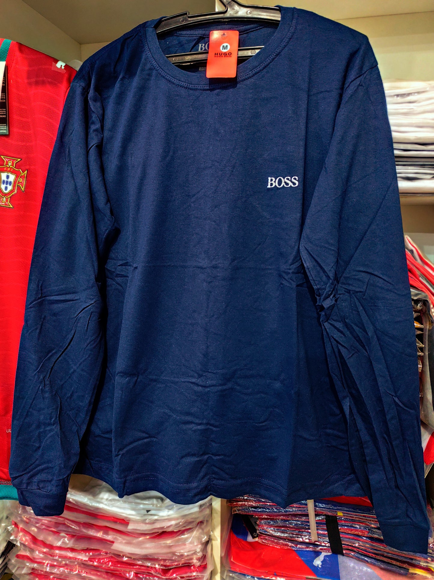 Camiseta Mangas Largas Boss