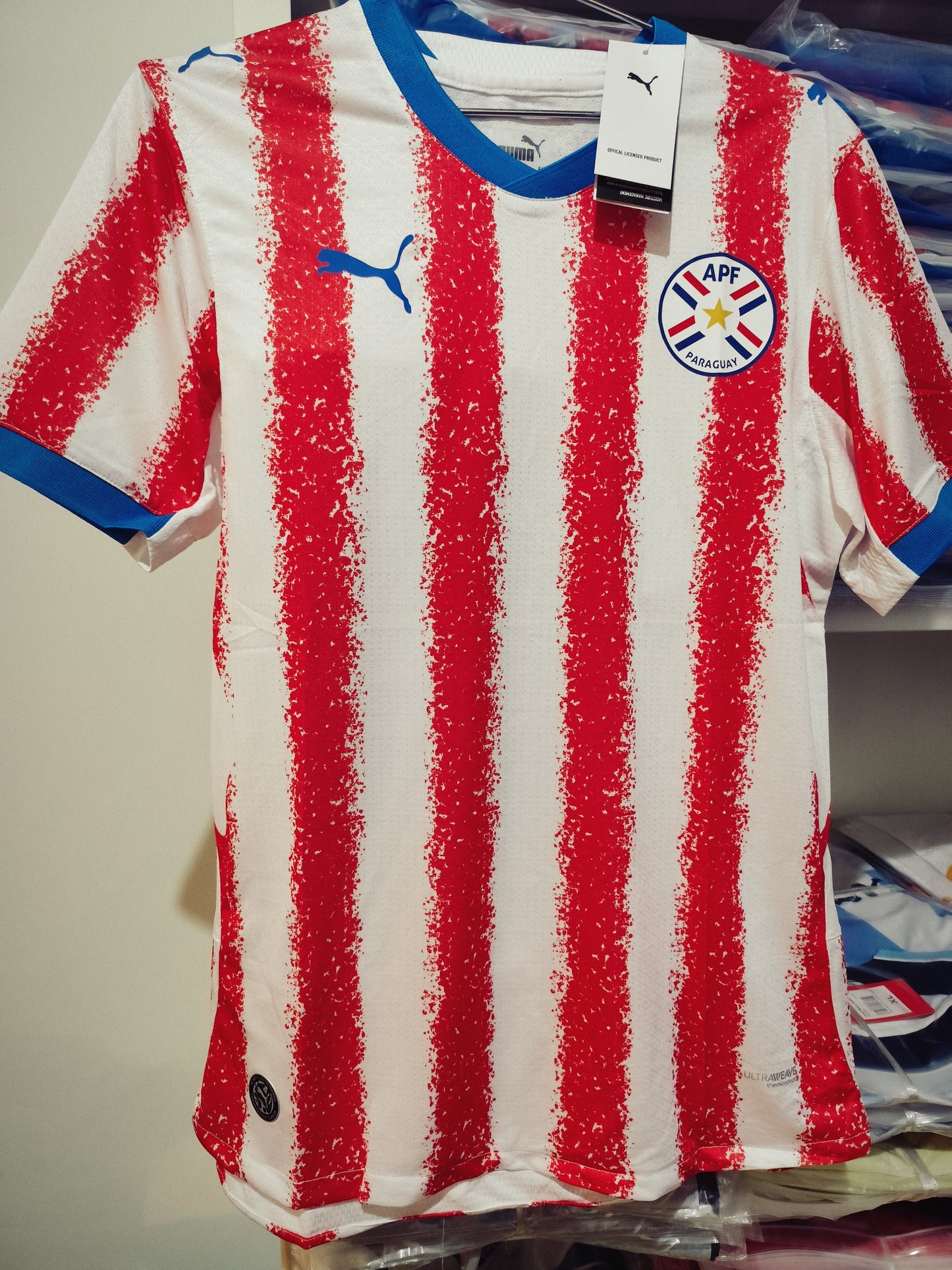 Paraguay Masculino Mundial 2026 V. Jugador Tailandesa 1.1 Logo Termosellado