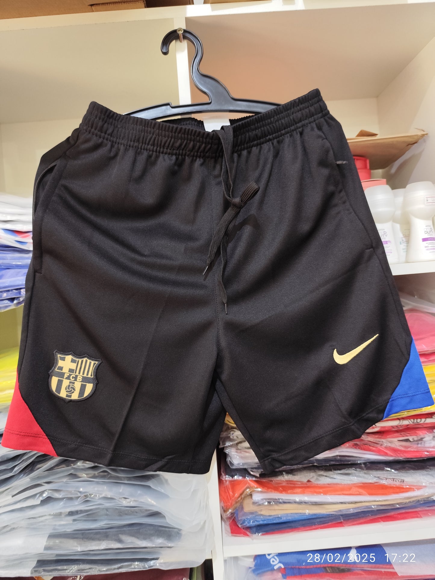 Conjunto Musculosa Barcelona Negro Dry Fit