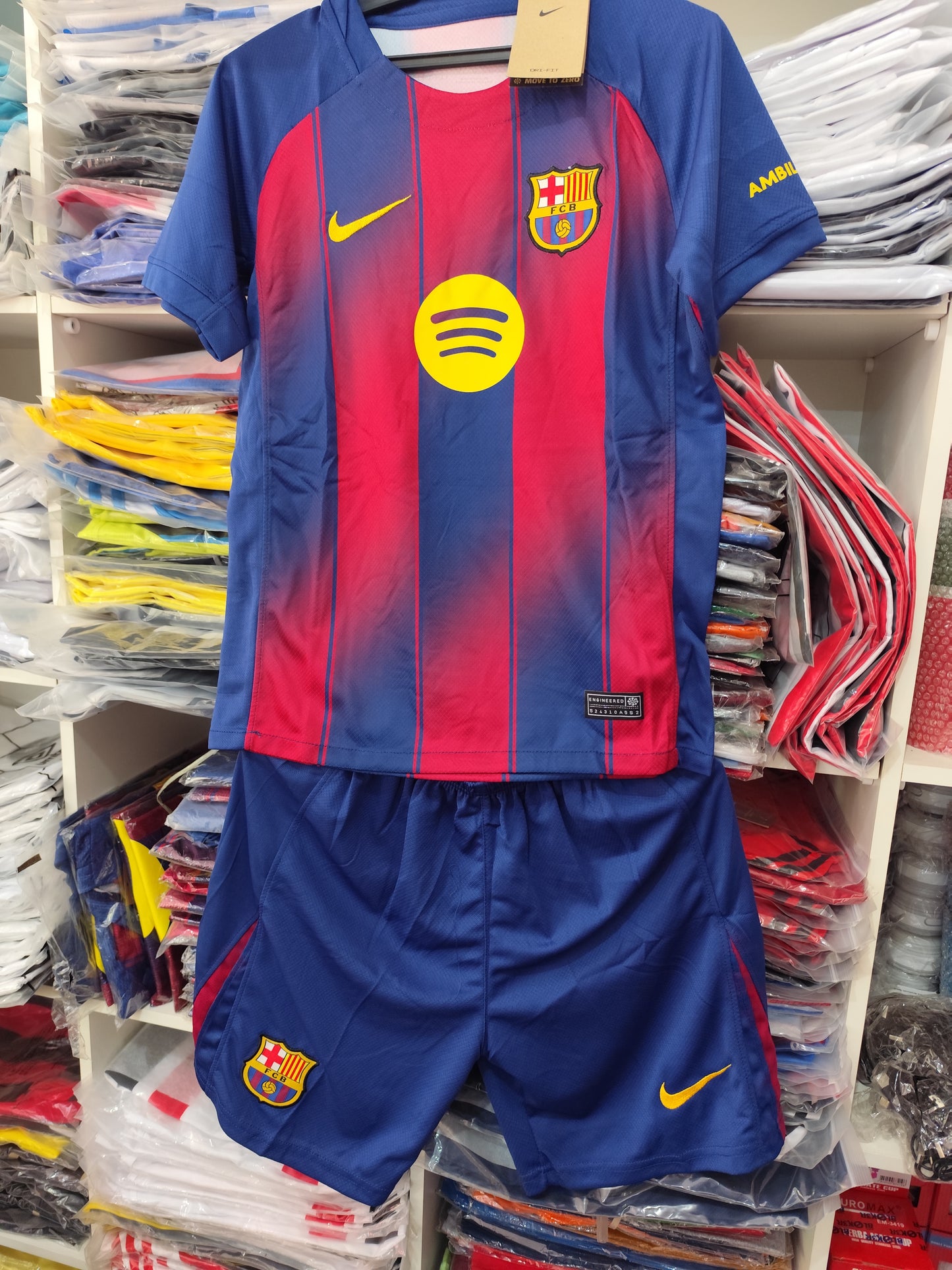 Conjunto Infantil Barcelona Mod 2026 Tailandesa 1.1