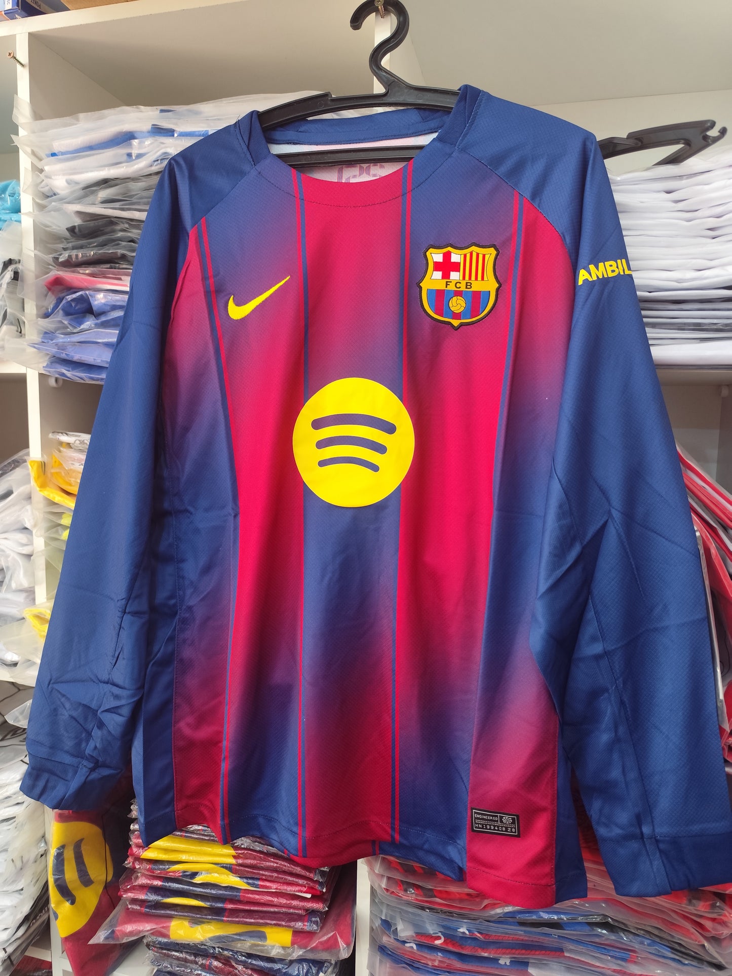 Barcelona Mod 2026 Mangas Largas Tailandesa 1.1