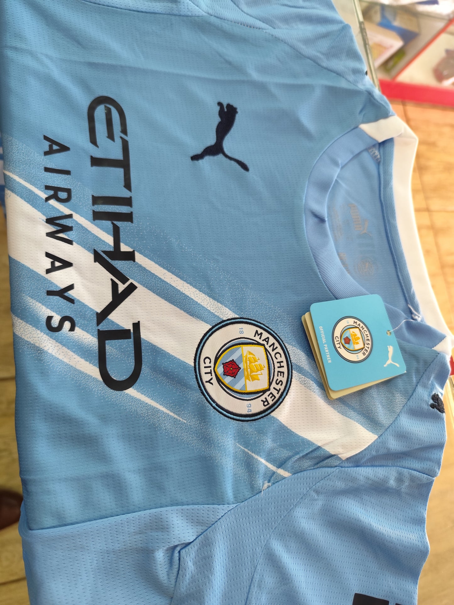 Conjunto Infantil Manchester City Mod 2026 Tailandesa 1.1