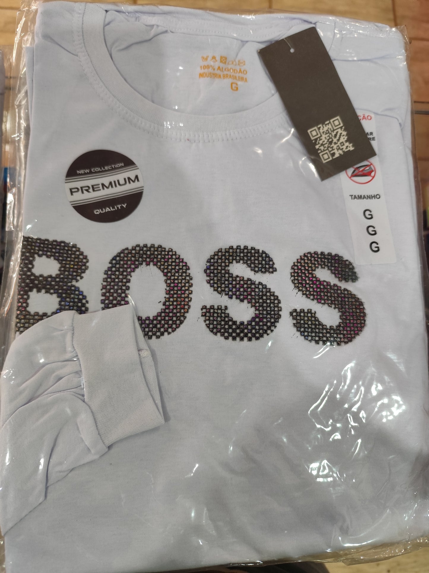 Camiseta Mangas Largas Hugo Boss logo grande