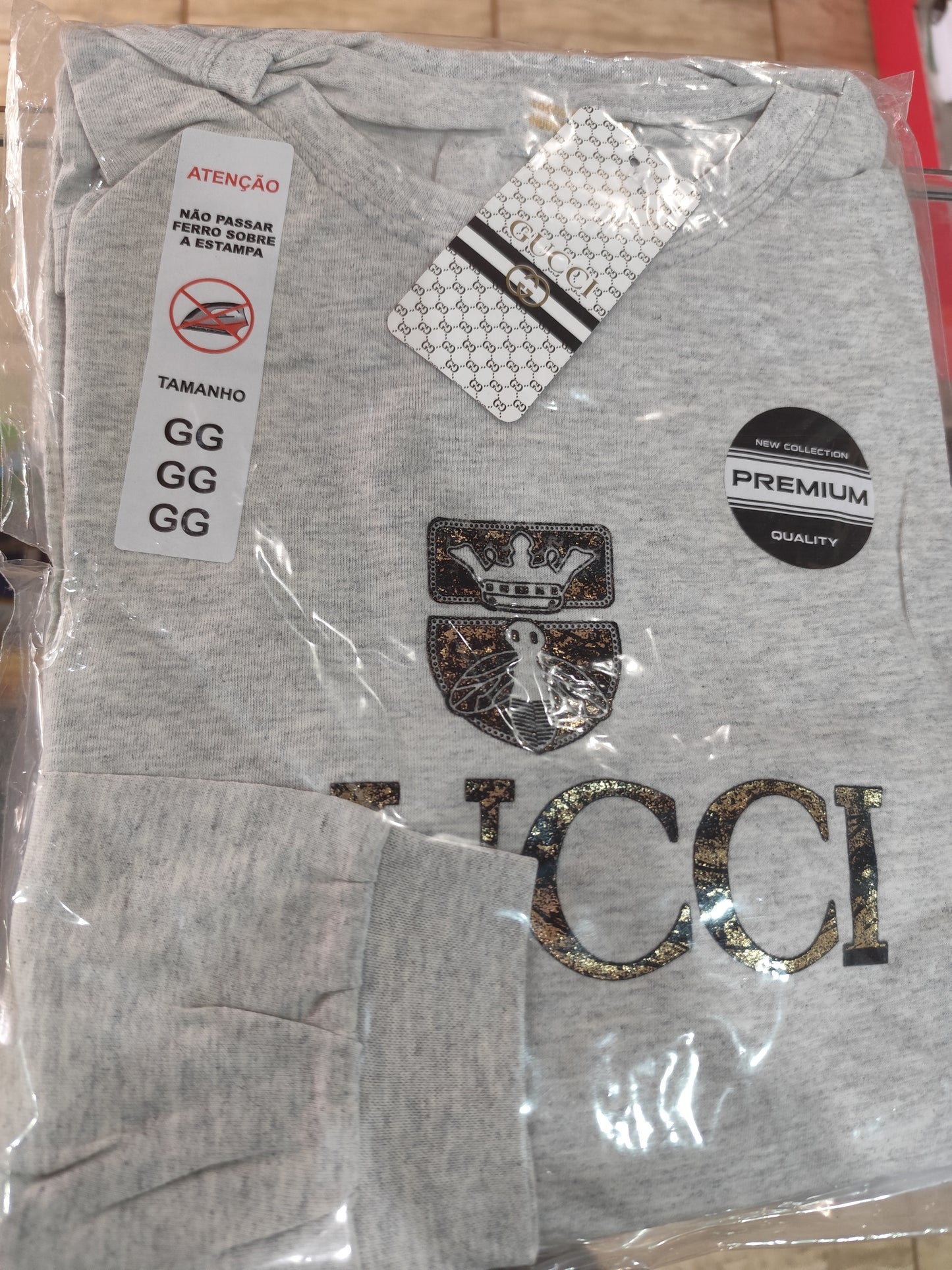 Camiseta Mangas Largas Gucci
