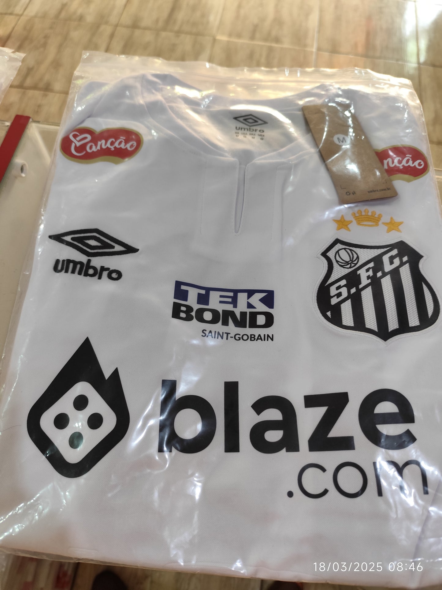Santos Neymar Jr 10 con Patrocinio Tailandesa
