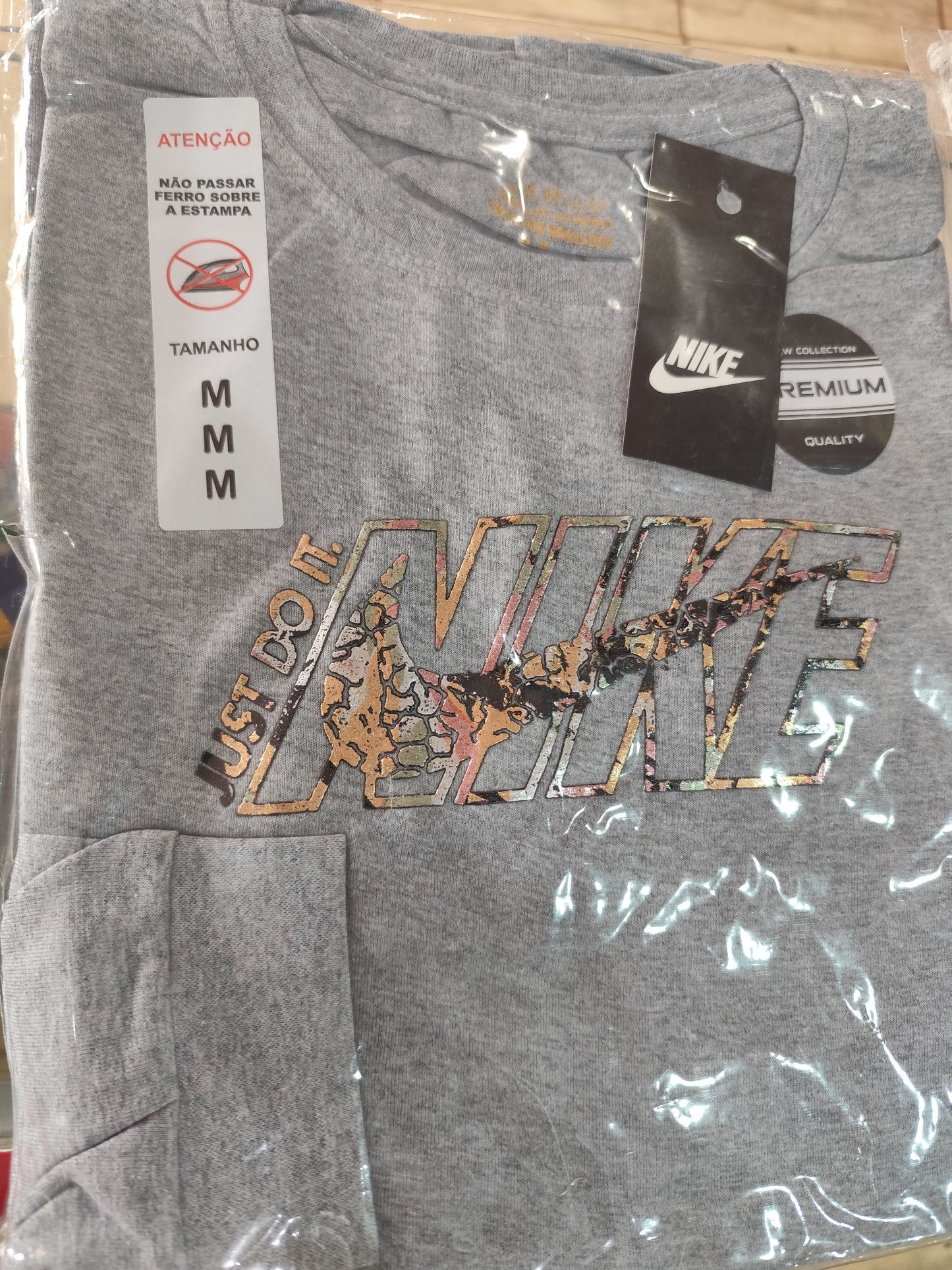 Camiseta Algodon Mangas Largas Nike Just do It