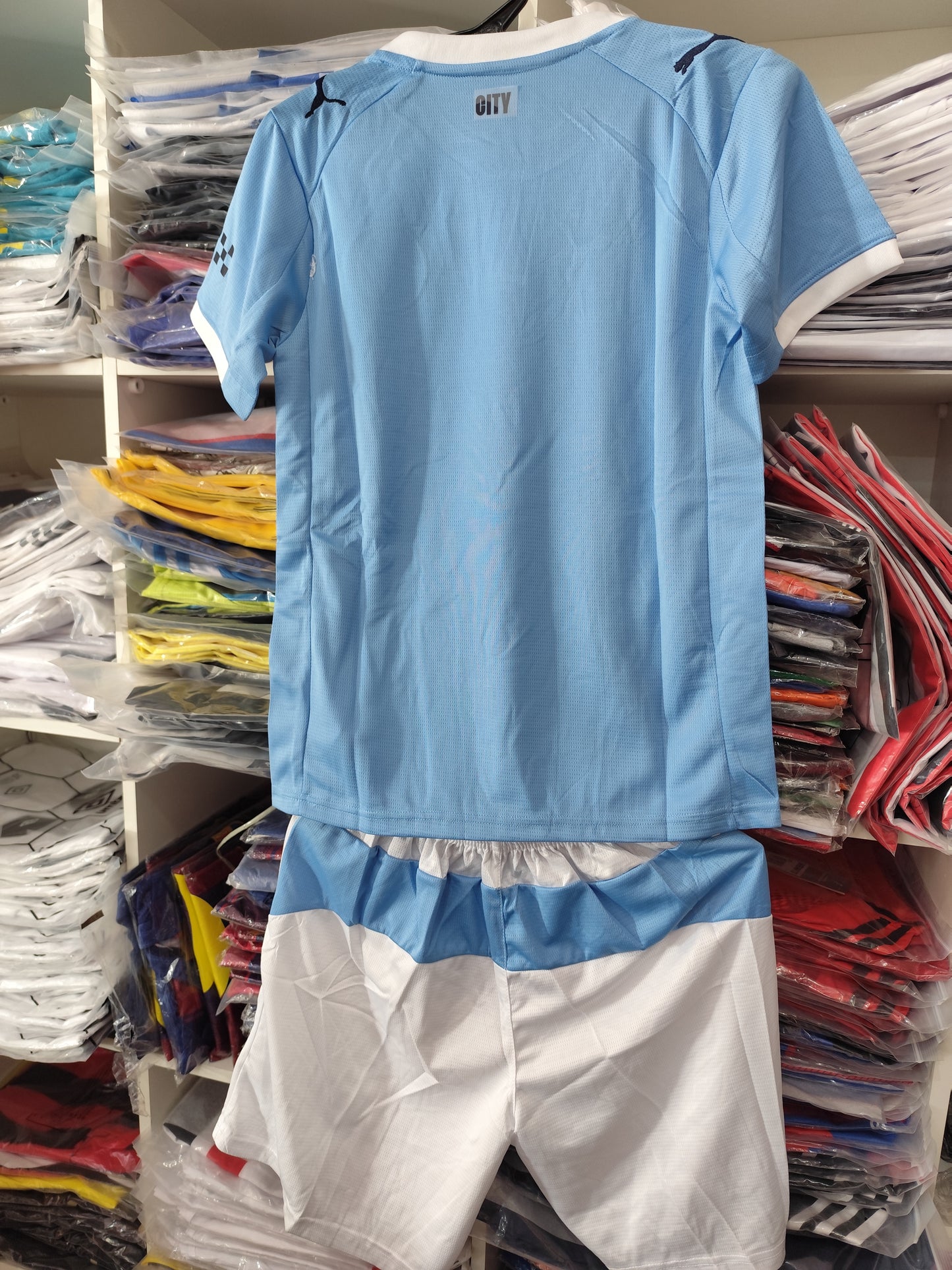 Conjunto Infantil Manchester City Mod 2026 Tailandesa 1.1